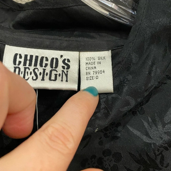 NWT Chico’s Vintage Asian Dragon Jacket Size Small - Picture 4 of 5